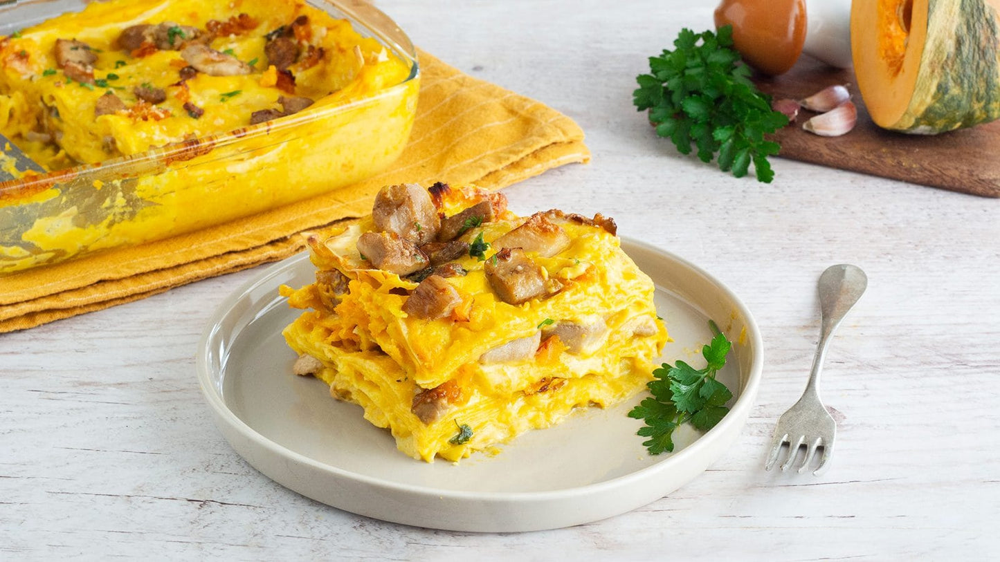 Lasagna Zucca e Porcini
